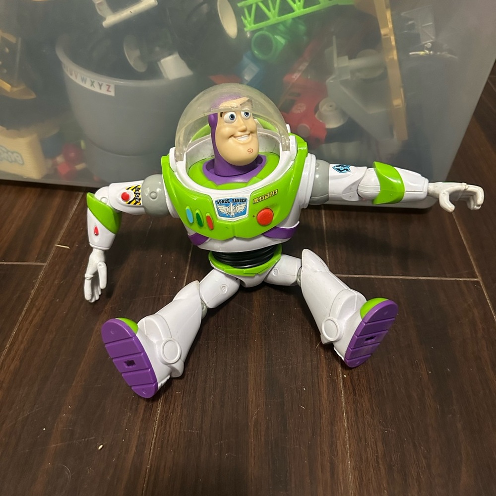 Buzz Lightyear Action Figure - Green and Purple